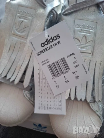 ADIDAS SUPERSTAR 39.5 дамски маратонки , снимка 2 - Маратонки - 54286214