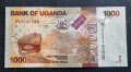Банкнота. Африка. Уганда. 1000  шилинга . 2013г. UNC. 