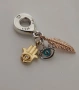 Сребърен талисман 925 за гривни Pandora-  Evil Eye charm, снимка 3