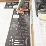 2758 Водоустойчива пътека за кухня от мемори пяна от 2 части, снимка 7