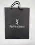 Yves Saint Laurent Нова Черна Хартиена Торбичка , снимка 1