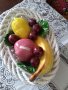 Порцеланова фруктиера , снимка 1 - Декорация за дома - 36665389