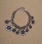 Нова дамска масивна гривна с цветя, снимка 4