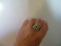 Масивен сребърен пръстен, снимка 3
