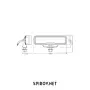LED бар OSRAM LEDriving WL VX150-WD 12V-24V, снимка 4