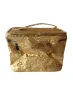 Нова дамска козметична чантичка златна или сребърна, снимка 3