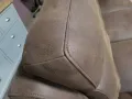 Кафяв диван от плат тройка, снимка 12