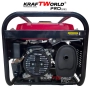 Четиритактов Бензинов генератор 4.5 kW с дистанционно запалване KraftWorld PRO Агрегат за ток с елек, снимка 8