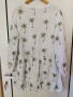 H&M бяла рокля с палми, снимка 4