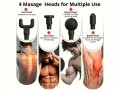 Електрически мускулен масажор Fascial Gun GB 820 4 приставки 6 скорости, снимка 2