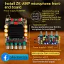 Нов Мощен 2.1-канален Bluetooth стерео аудио Усилвател ZK-AS21P 1200W Max 2x300W + 600W с двоен чип , снимка 2