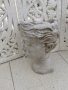Саксия/ ваза антична цементна 18 х 15 см нова, снимка 5