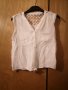 Нова плажна бяла блузка S размер лятна, снимка 1 - Корсети, бюстиета, топове - 33738692