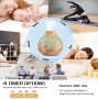Junlic Aroma Diffuser 400 ml, ултразвуков овлажнител с осветление, снимка 5