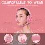 Neefeaer Pink Геймърски слушалки стерео съраунд звук, розови, снимка 7