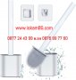 Силиконова четка за тоалетна | Гъвкава силиконова четка за почистване на тоалетна чиния - КОД 3858