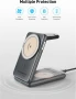 Безжична зарядна станция за Mag-Safe Charger 3 в 1, сгъваема, снимка 7