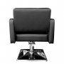 Елегантен фризьорски стол с копчета NRP620 - черен, снимка 4