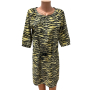 Елегантна рокля MAISON SCOTCH размер S / M черно жълто, снимка 1 - Рокли - 44585723