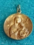 Сребърен медальон Дева Мария с младенеца Исус ювелирна изработка 44276, снимка 4