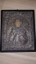 Сребърна икона Св.Николай Чудотворец. Гръцка. Печат 950