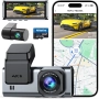 Видеорегистратор 4K +задна камера 2.5K+GPS антена +128 GB SD CARD, снимка 1