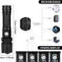 Ново мощно LED фенерче USB акумулаторно 5 режима за къмпинг туризъм, снимка 5