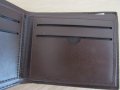 Мъжки портфейл от естествена кожа-кафяв, нов, Монголия, снимка 2