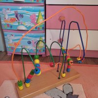 Дървена играчка - Лабиринт спирала-Слон, снимка 3 - Образователни игри - 42560233