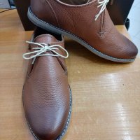 Мъжки обувки естествена кожа м. 167 кафе, снимка 5 - Ежедневни обувки - 40520441