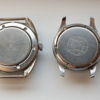 Лот от два стари руски механични часовника, снимка 3 - Колекции - 31127779
