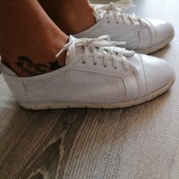бели обувки естествена кожа, снимка 3 - Дамски ежедневни обувки - 31358323