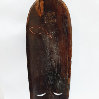Дървена африканска племенна маска(14.2), снимка 7 - Пана - 44684378