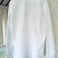 Бяла риза LACOSTE оригинал, премиум-памук, снимка 4 - Ризи - 36702430