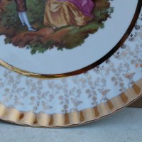 Немска порцеланова ръчно рисувана чиния , снимка 5 - Чинии - 37605322