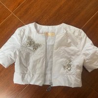 Красиво късо якенце Petite fleur 3-4, снимка 1 - Детски якета и елеци - 40666431