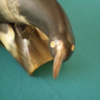 Фигура от моржова кост Лого ретро месокомбинат Плевен, снимка 8 - Колекции - 38326775