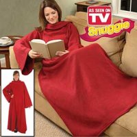 Одеяло с ръкави Snuggie, снимка 4 - Олекотени завивки и одеяла - 30062923