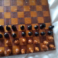 Дървен шах, снимка 3 - Шах и табла - 44650026