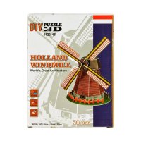3D пъзел: Holland Windmill - Холандска вятърна мелница (3Д пъзели), снимка 1 - Игри и пъзели - 40467571