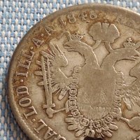 Сребърна монета 20 кройцера 1848г. Фердинанд първи Австрия 14973, снимка 8 - Нумизматика и бонистика - 42915390