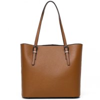 Дамска чанта Естествена кожа Brown 988, снимка 10 - Чанти - 40584964