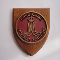 Герб щит корона емблема Кралска Военна Академия , снимка 3 - Антикварни и старинни предмети - 39144725
