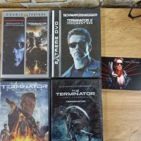 Terminator / Терминатора всичките 5 филма комплект 4 DVD-та + картичка, снимка 1 - DVD филми - 34904431