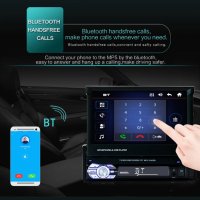 Мултимедия 1 din за кола автомобил радио blutooth usb Вадещ дисплей  touch screen cd, снимка 9 - Аксесоари и консумативи - 39343589