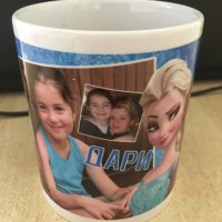 Детска чаша Елза и Анна Замръзналото кралство Frozen!, снимка 3 - Подаръци за рожден ден - 29985749