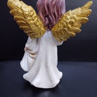 Висок Златен ангел от висококачествен полирезин , снимка 10 - Статуетки - 42689933