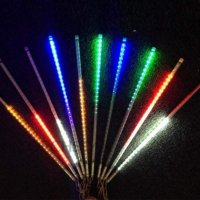 LED Висулки "Падащ сняг" - Многоцветни, снимка 4 - Други - 34892718