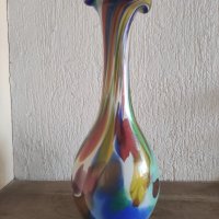 Стъклена ваза Мурано, снимка 4 - Антикварни и старинни предмети - 44491359