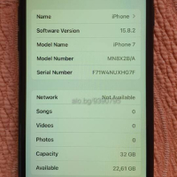 Отличен iPhone 7 32 GB чист iCloud 93% батерия, снимка 3 - Apple iPhone - 44793620